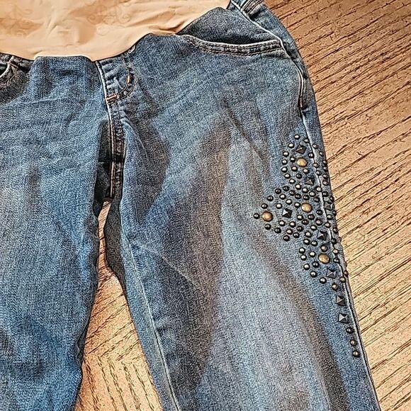 Jessica Simpson maternity jeans XS skin firming jeans - Picture 4 of 15